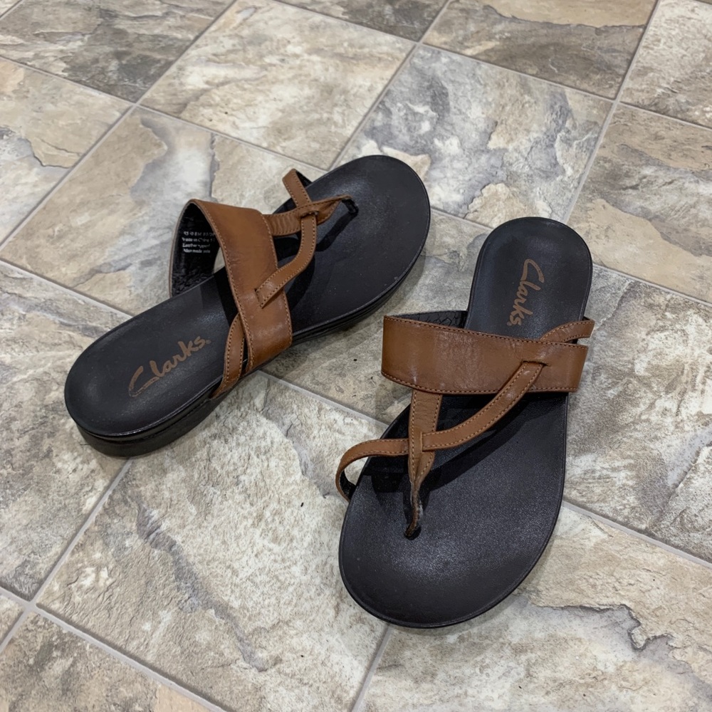 CLARKS Brown Sandals